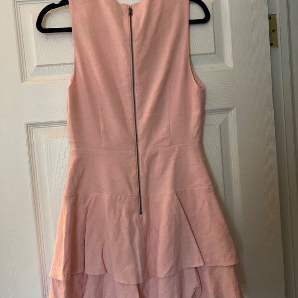 Palmira Sleeveless Ruffle Dress in English Rose ALICE + OLIVIA Color: English R - Picture 3 of 4